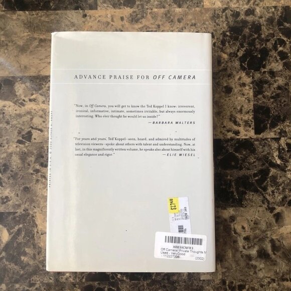 Off Camera Private Thoughts Made Public by Ted Koppel 2000, Hardcover 1st Edi - Picture 2 of 9